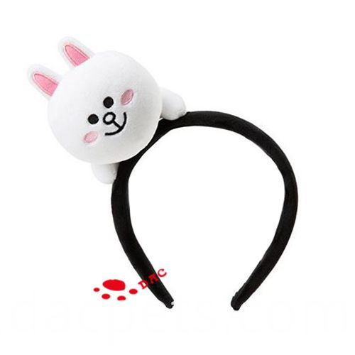 schönes weißes Kaninchen Haarband lovely white rabbit hairband